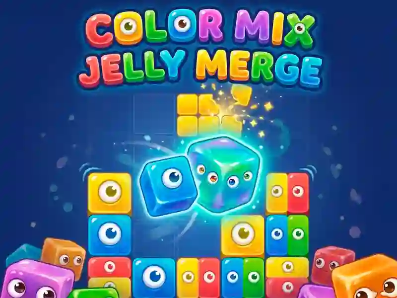 Leikur Color Mix - Jelly Merge á netinu
