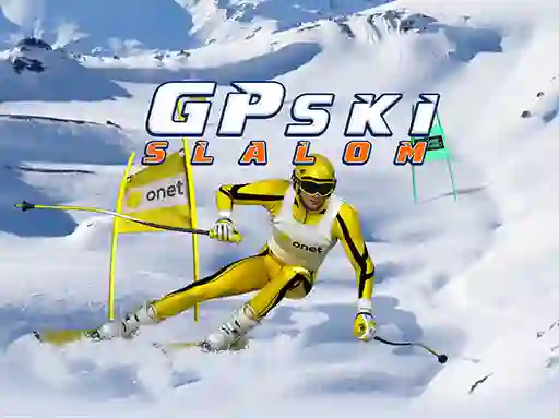 Leikur Gp Ski Slalom á netinu