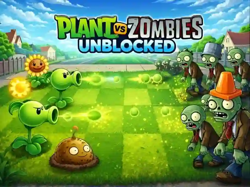 Leikur Plants Vs Zombies Unblocked á netinu