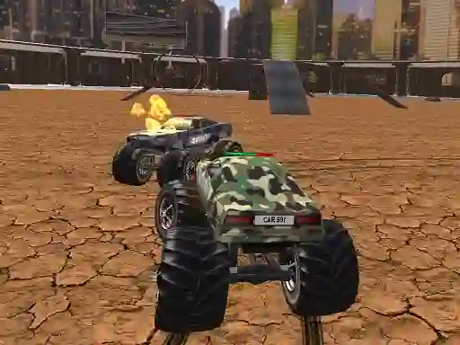 Leikur Demolition Monster Truck Army á netinu