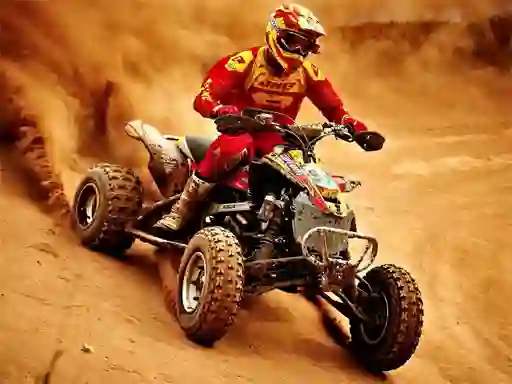 Leikur Offroad ATV Puzzle á netinu