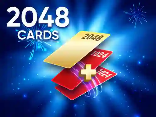 Leikur Cards 2048 á netinu