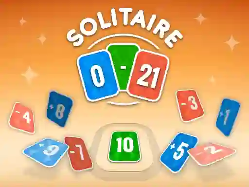 Leikur Solitaire Zero21 á netinu
