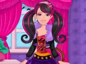Leikur Barbie Monster High Halloween á netinu