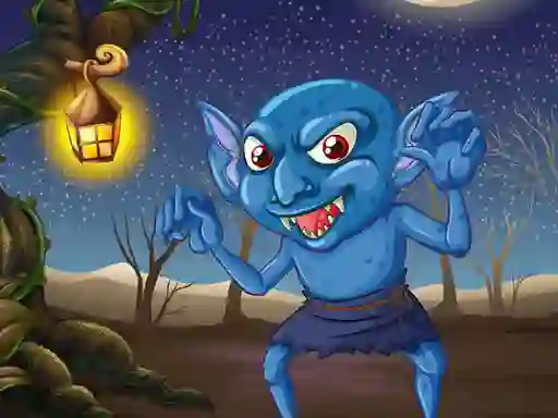 Leikur Goblin Fight Match 3 á netinu