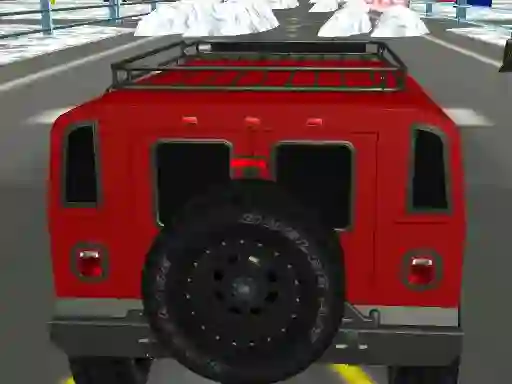 Leikur Snow Plow Jeep Driving á netinu