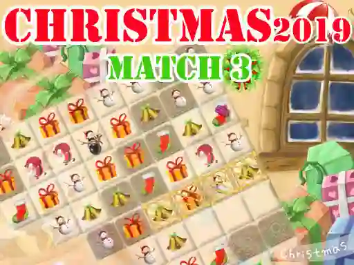Leikur Christmas 2019 Match 3 á netinu