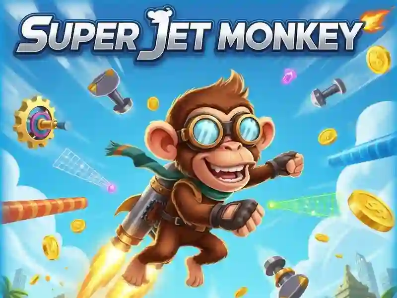 Leikur Super Jet Monkey á netinu
