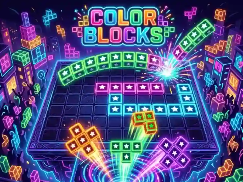 Leikur Color blocks á netinu