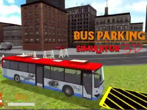 Leikur Bus Parking Simulator 3d á netinu
