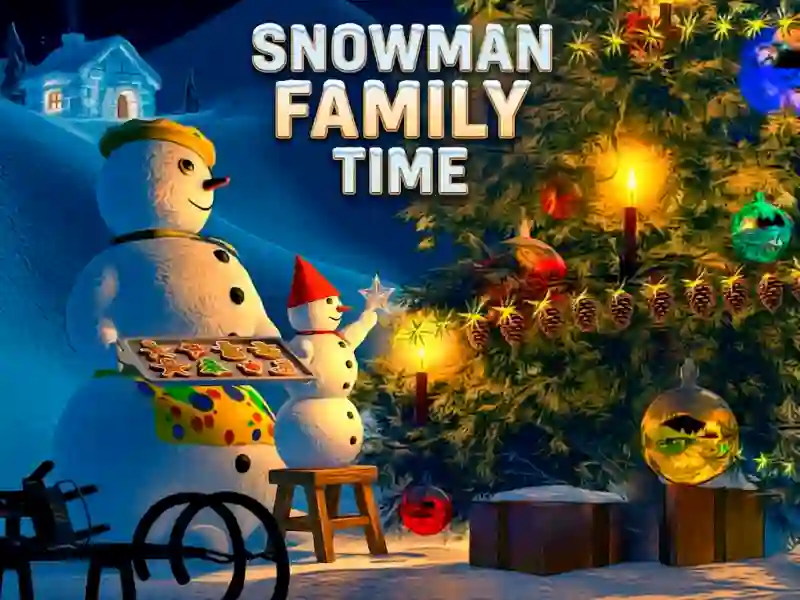 Leikur Snowman Family Time á netinu