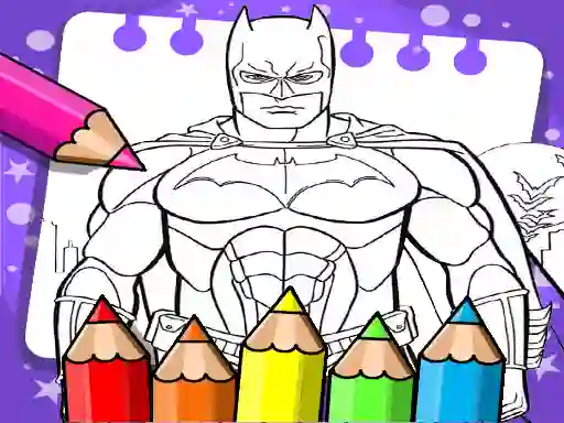 Leikur Batman Beyond Coloring Book á netinu