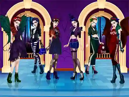 Leikur Gothic Dress Up á netinu