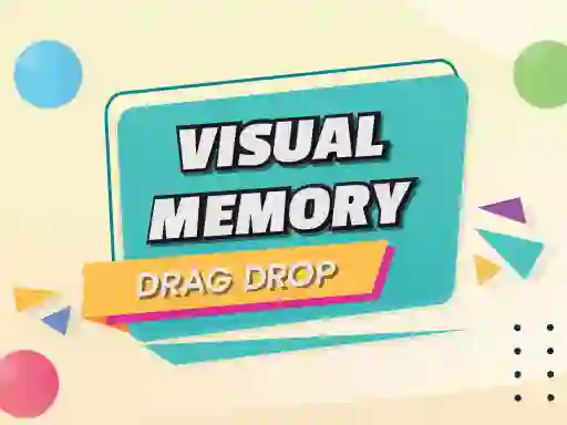Leikur Visual Memory Drag Drop á netinu