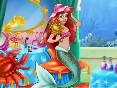 Leikur Mermaid Makeup Room á netinu