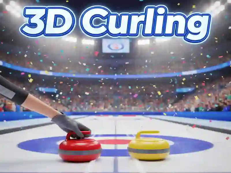 Leikur 3D Curling á netinu