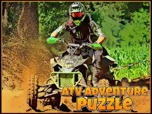 Leikur ATV Adventure Puzzle á netinu