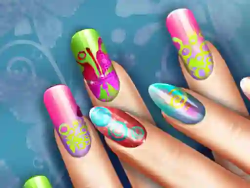 Leikur Floral Realife Manicure á netinu
