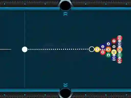 Leikur Billiards 8 Ball á netinu