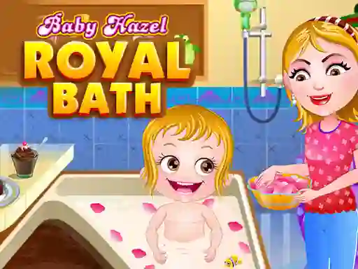 Leikur Baby Hazel Royal Bath á netinu