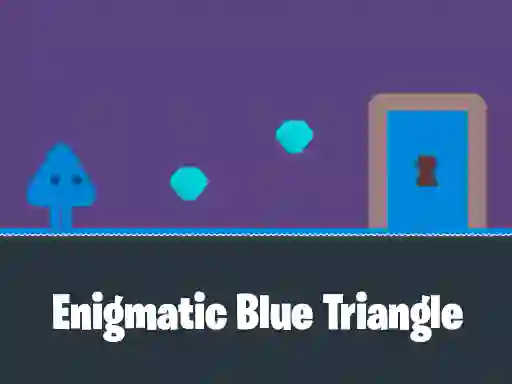 Leikur Enigmatic Blue Triangle á netinu