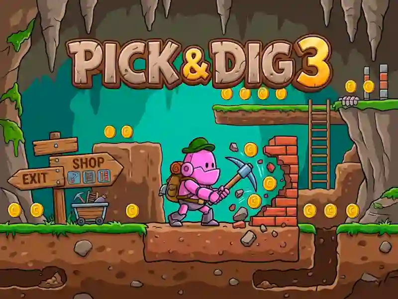 Leikur Pick & Dig 3 á netinu