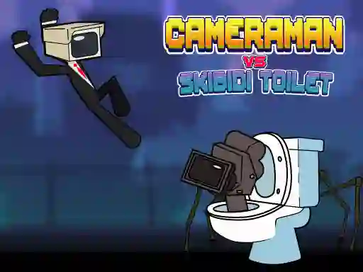 Leikur Cameraman vs Skibidi Toilet á netinu