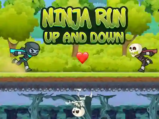 Leikur Ninja Run Up And Down á netinu