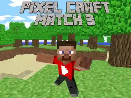 Leikur Pixel Craft Match 3 á netinu