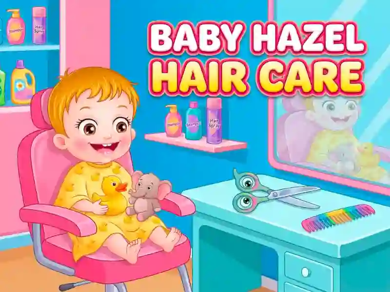 Leikur Baby Hazel Hair Care á netinu