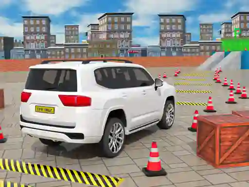 Leikur Prado Car Parking Games Sim á netinu