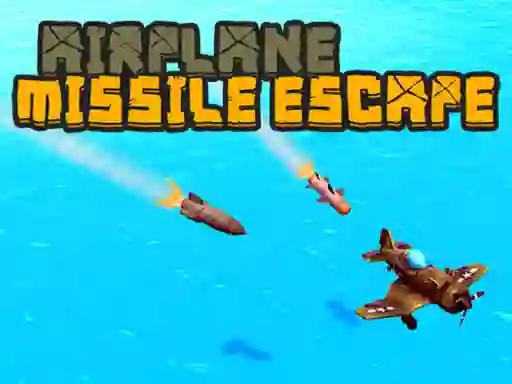 Leikur Airplane Missile Escape á netinu