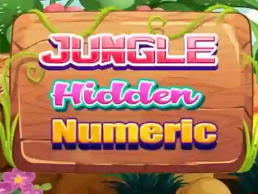 Leikur Jungle Hidden Numeric á netinu