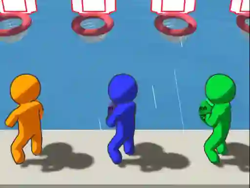 Leikur Basket.io á netinu