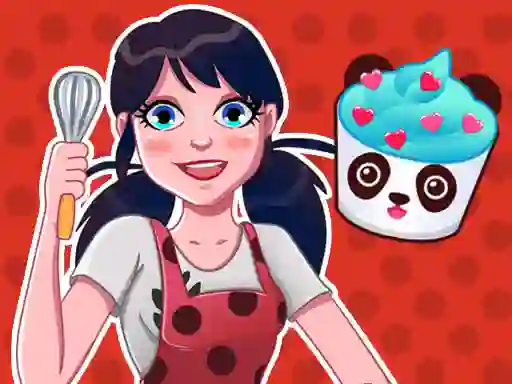 Leikur Miraculous Cupcake maker á netinu