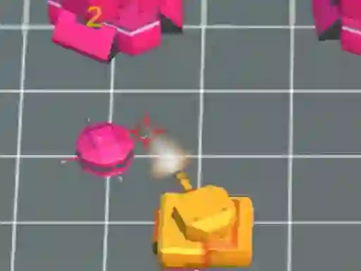 Leikur MineTank Shooter á netinu