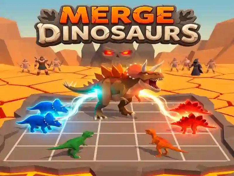 Leikur Merge Dinosaurs á netinu