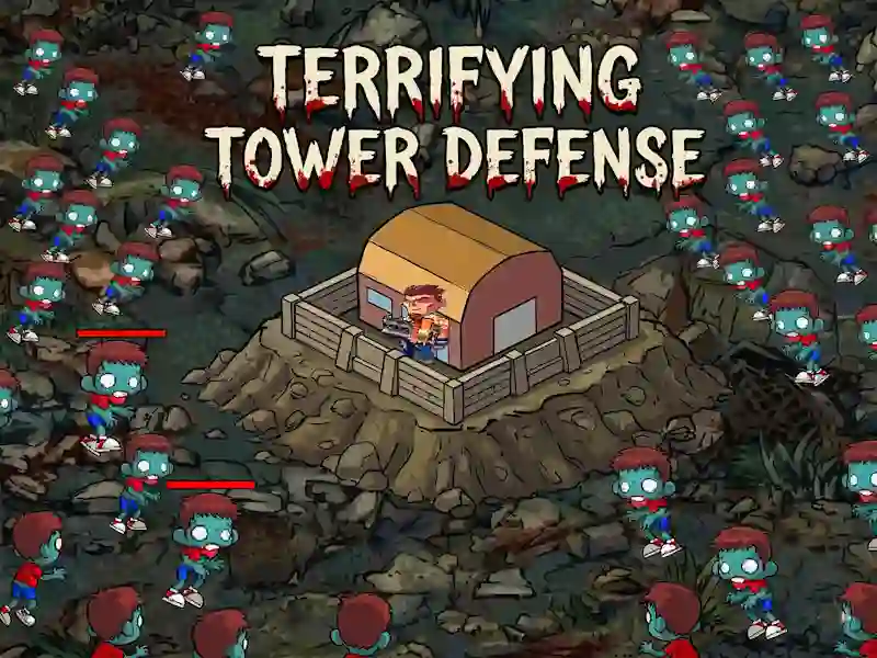Leikur Terrifying Tower Defense á netinu