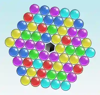 Leikur bubble Spin á netinu