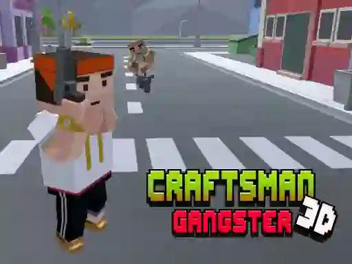 Leikur CraftsMan 3D Gangster á netinu