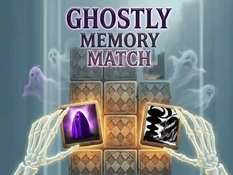 Leikur Ghosts Memory Match á netinu