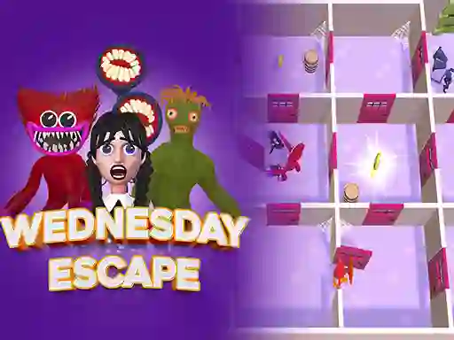 Leikur Escape Wednesday á netinu
