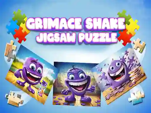 Leikur Grimace Shake Jigsaw Puzzle á netinu