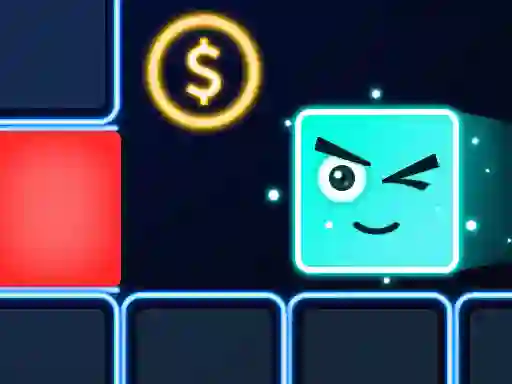 Leikur Neon Tile Rush á netinu