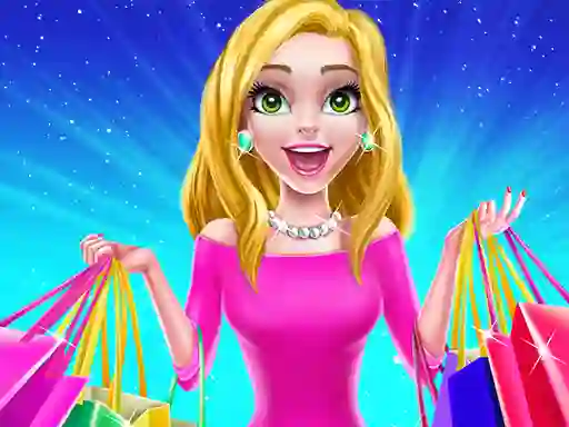 Leikur Rich girl crazy shopping á netinu