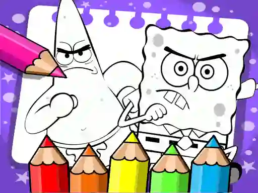 Leikur Sponge Bob Coloring Book á netinu