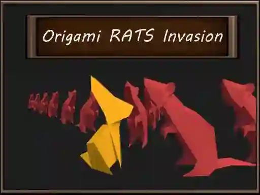 Leikur Origami Rats Invasion á netinu