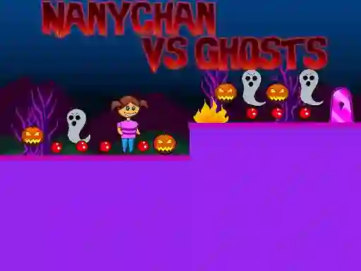 Leikur Nanychan vs Ghosts á netinu