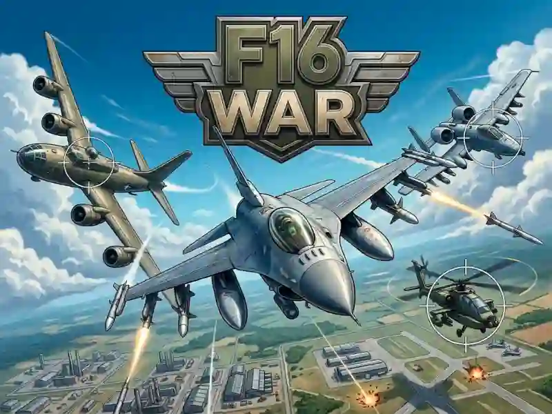 Leikur F16 War á netinu