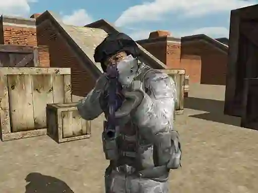 Leikur Counter City Strike Commando Action á netinu